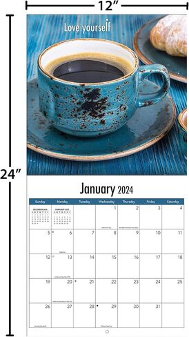 TURNER PHOTOGRAPHIC Coffee 12x12 Photo Wall Calendar (25998940075) in Saudi Arabia
