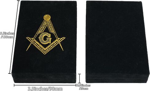 Capri Blue Enamel Masonic Working Tool Set | Gold Masonic Ritual Tools Miniature with Velvet Box | Ideal Gifts Set for Freemasons in Ceremonial and Symbolic Use in Saudi Arabia