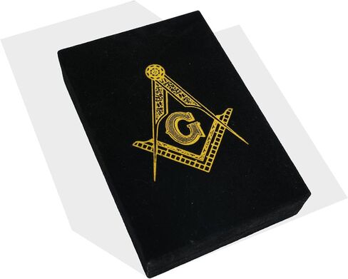 Capri Blue Enamel Masonic Working Tool Set | Gold Masonic Ritual Tools Miniature with Velvet Box | Ideal Gifts Set for Freemasons in Ceremonial and Symbolic Use in Saudi Arabia