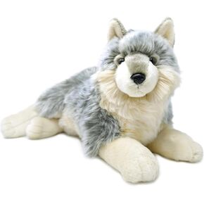 Whitaker The Wolf - 14 Inch Stuffed Animal Plush Dog