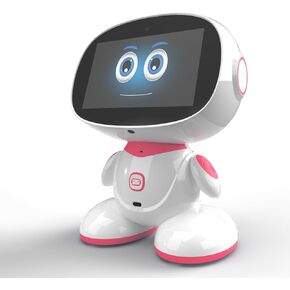 Misa 2: Playful Learning STEM Robot | Programmable, Voice-Activated AI Tutor, Autonomous, Educational Games, Smart AI Skills, Translation, Multilingual Assistant for Kids – Rose Petal