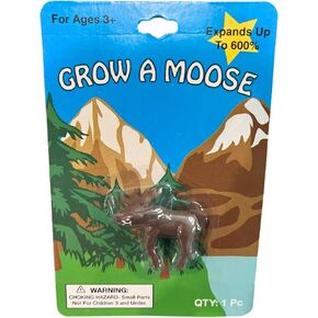 Science Water Toy Grow a Moose - Grows Up to 600% Grow Creature Add to Water