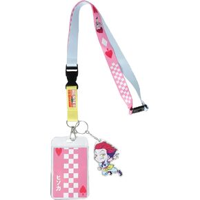 Hunter X Hunter Hisoka ID Badge Holder Breakaway Lanyard w/Acrylic Keychain