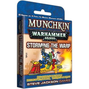 Steve Jackson Games Munchkin Warhammer 40,000 Storming The Warp، لعبة بطاقات إستراتيجية