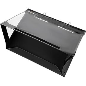 Waterproof Clipboard, Aihontai Professional Clipboard Storage A3 Landscape Size Memo Clipboard - Premium PVC Material for Indoor Outdoor Use (Black, A3 Landscape)