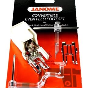 Janome Convertible Even Feed Foot Set Low Shank Horizontal Rotary Hook Models