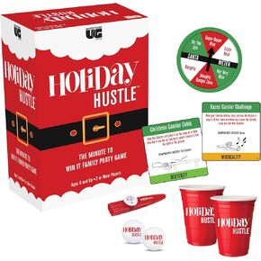 University Games | Holiday Hustle Team Challenge Game with Five Categories, for 4 or More Players