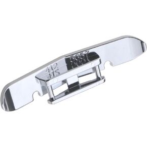 Create idea Narrow Zipper Presser Foot 4125657-45 Compatible with Husqvarna Viking Group 1-8 and D Models Metal Narrow Zipper Feet Silver