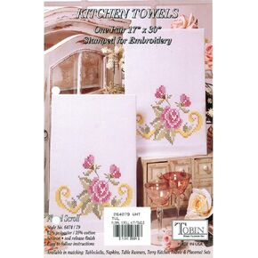 Tobin Floral Scroll Towels, Small