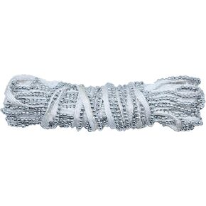 Craft Love Pearl Moti Border Lace 9.2 Yards/ 8.5 Meters for Sewing Decoration & Crafts (1 cm Wide)