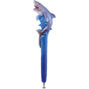 Planet Pens Biting Shark Novelty Pen - Fun and Unique Kids and Adults Ballpoint Pen, Colorful Sea Life Writing Pen Instrument For School and Office Desk Decor
