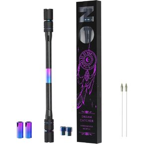 Spinning Pen by Mr.NOPE - Mortal Series Limited Color Version (Black) Professional Fidget Spin Pen for Tricks, Long, Weighted, Writable, Stress Relief Pen with Balanced Metal Tips