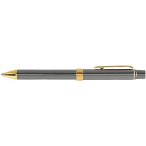 Yasutomo Quadpoint Twist Pen, Platinum (TP30PL)