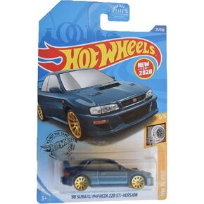 Hot Wheels Turbo 1/5 '98 Subaru Impreza 228 STi-Version 23/250, Blue