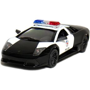 KiNSMART Lamborghini Murcielago LP640 Police Car 5" 1:36Scale Die Cast Metal Model Toy Car