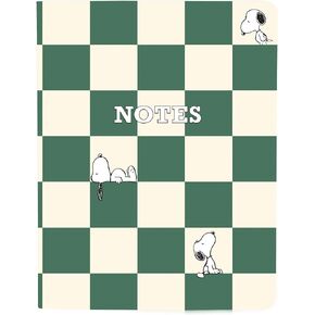 Graphique Snoopy Hardbound Spiral Journal, 160 Ruled Pages Hard Cover Notebook, Diary, Lists, Record Month and Date, Premium Paper, 6" x 8"