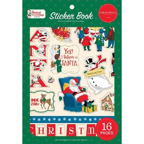 Carta Bella Sticker Book-Season's Greetings SG329029