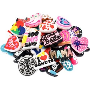 100Pcs Silicone Focal Beads Bulk, Different Random Mix Collections Teacher Character Animal Cartoon Focal Beads for Pens Keychains DIY Jewelry Making