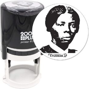 Harriet Tubman 2" Self Inking Stamp - Perfect for Twenty Dollar Bills