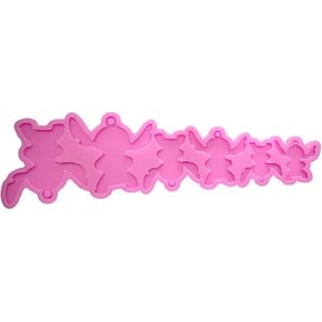 Shiny Glossy Star Baby Anime Cartoon Shape Anime Silicone Molds for DIY Craft Keychain Polymer Clay Mold Epoxy Resin Crafting Making Backpack Cake Decor Fondant