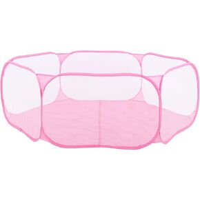 Joyzan Small Animal Playpen, Pet Portable Pop up Interactive Tent Opening Outdoor Indoor Exercise Fence Mesh Cage Foldable Breathable Yard Chinchillas Hedgehogs Hamster Cat Dog Guinea Pig Hamster