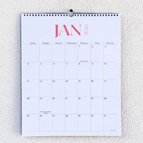 Wall Calendar 2025-2026, 18 Months, Runs From January 2025 to June 2026, 15" x 12" Large Wall Calendar with Hanger, Thick Paper, Spiral Binding, Easy to Write Down Your Plans and Daily/Elegance