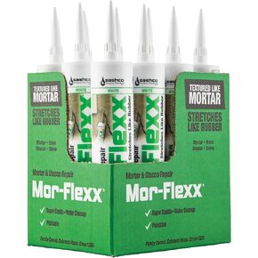 Mor-Flexx Textured Caulk, White,10.5 oz (Pack of 1) in Kuwait
