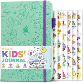 Clever Fox Kids’ Journal – Daily Feelings & Gratitude Notebook for 8+ Children – Child’s Planner & Mood Tracker for Journaling & Writing (Peach Pink) in Saudi Arabia