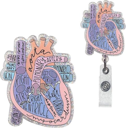 Badge Reels Retractable, Nurse in Progress Badge Holder with Alligator and Belt Clip, Nurse Badge Reel with 24In Nylon Retractable Cord for Nurse, Doctor, Teacher, Nursing Student, Worker in Saudi Arabia