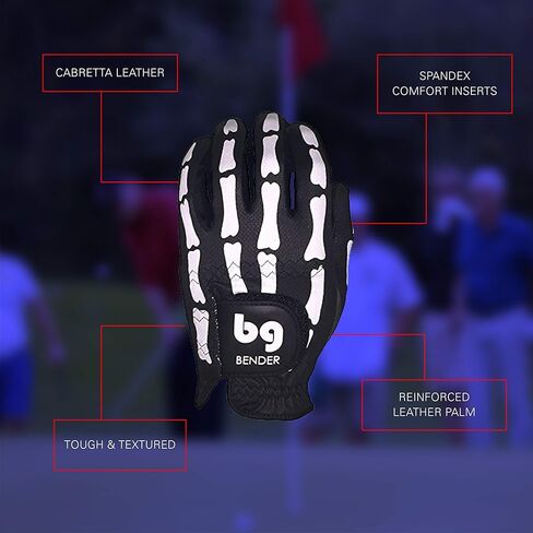 BG Bender Golf Glove | Wear On Left | (Gray Digital, Mens XXL) in Kuwait