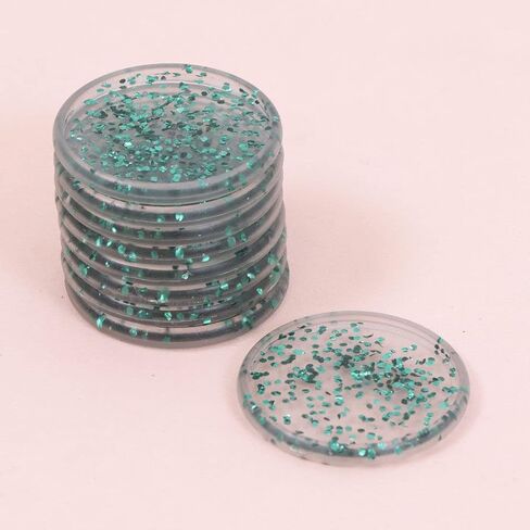 Craftelier - حلقات قرص بلاستيكية لامعة L لتجليد سجل القصاصات للمخططين أو جداول الأعمال أو أجهزة الكمبيوتر المحمولة أو الألبومات | عبوة من 9 قطع. قطر 45 ملم - لون أزرق in Saudi Arabia