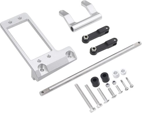 الألومنيوم الخفافيش سيرفو جبل مع محاكاة مجموعة التوجيه الهيدروليكي ل 1/10 RC الزاحف سيارة كابرا F9 إزاحة بوابة المحور LCG الهيكل DIY in Kuwait