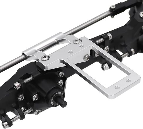 الألومنيوم الخفافيش سيرفو جبل مع محاكاة مجموعة التوجيه الهيدروليكي ل 1/10 RC الزاحف سيارة كابرا F9 إزاحة بوابة المحور LCG الهيكل DIY in Kuwait