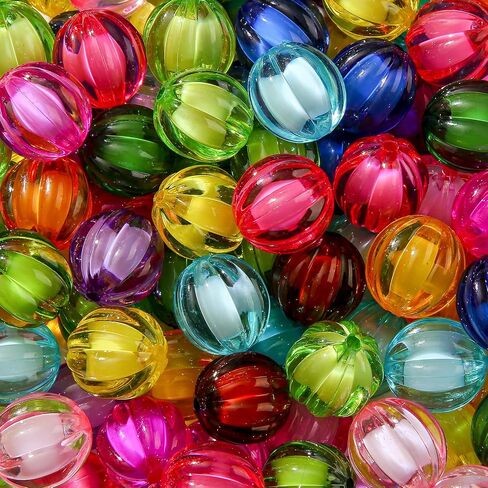20mm Acrylic Beads 100pcs Chunky Bubblegum Beads Bulk Mixed Color Opaque Beads for DIY Bead Pen (color) in Saudi Arabia