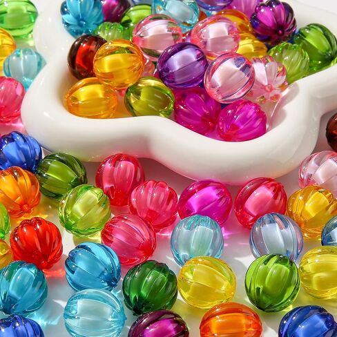 20mm Acrylic Beads 100pcs Chunky Bubblegum Beads Bulk Mixed Color Opaque Beads for DIY Bead Pen (color) in Saudi Arabia