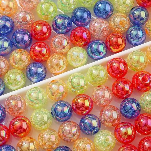 20mm Acrylic Beads 100pcs Chunky Bubblegum Beads Bulk Mixed Color Opaque Beads for DIY Bead Pen (color) in Saudi Arabia