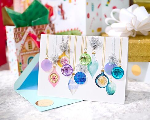 Papyrus Holiday Card, Decorative Christmas Wreaths with Bows, Perfect for Anyone (Season With Joy) in Saudi Arabia