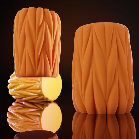 Frog Cylinder Candle & Resin Mold - Resin Casting Silicone Molds for Home Decor & Candle Making Wave Spiral Mold in Saudi Arabia