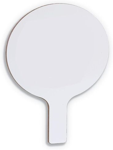 Flipside Products Mini Dry Erase Answer Paddle - Class(FLP10036), White, Pack of 12, 5 x 9 in Saudi Arabia