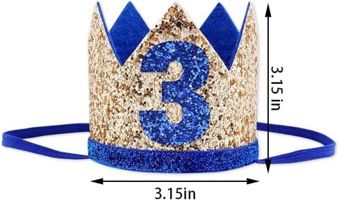 Baby 3 st Birthday Hat, Birthday Party Decorations, Kids Party Props Shooting, Party Supplies in Saudi Arabia
