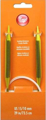 إبر حياكة ألمنيوم دائرية مقاس 29 بوصة - مقاس 15/10 ملم in Kuwait