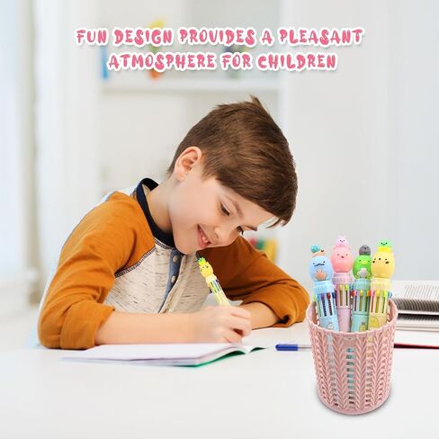 Cute Multicolor Ballpoint Pens,10 in 1 Color Kawaii Animals Retractable Cartoon Gel Pens Girls Boy 10 Colored Pens Office Back to School Party Favors Supplies Gift for Children Students 0.7mm 9 Pcs in Saudi Arabia