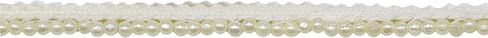 Craft Love Pearl Moti Border Lace 9.2 Yards/ 8.5 Meters for Sewing Decoration & Crafts (1 cm Wide) in Saudi Arabia