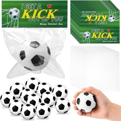 24 Pcs Valentine's Day Mini Baseball Sports Stress Balls with Headers Self Sealing Bag Mini Stapler Staples Valentines Party Favor Toy Gifts for Kids Classroom Exchange Prizes Anxiety Relief in Kuwait