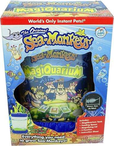 The Original Sea Monkeys - Magiquarium - Grow Your Own Pets Science Kit- Includes Eggs, Food, and Water Purifier in Kuwait