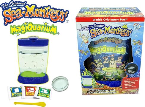 The Original Sea Monkeys - Magiquarium - Grow Your Own Pets Science Kit- Includes Eggs, Food, and Water Purifier in Kuwait