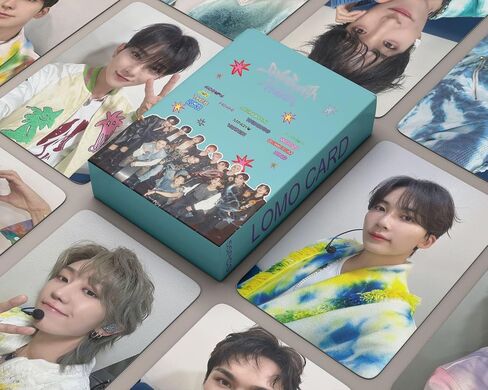 55 Pcs Lomo card For SEVENTEEN% -HEAVEN Photocards Merchandise gift for Girls and Boys Collection Decorations (B) in Saudi Arabia