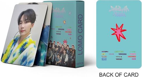55 Pcs Lomo card For SEVENTEEN% -HEAVEN Photocards Merchandise gift for Girls and Boys Collection Decorations (B) in Saudi Arabia