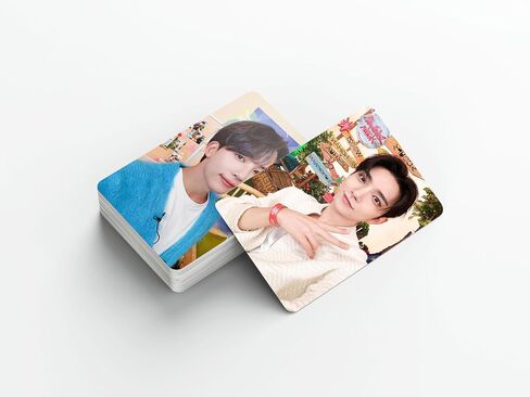 55 Pcs Lomo card For SEVENTEEN% -HEAVEN Photocards Merchandise gift for Girls and Boys Collection Decorations (B) in Saudi Arabia