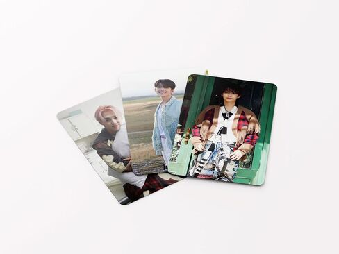 55 Pcs Lomo card For SEVENTEEN% -HEAVEN Photocards Merchandise gift for Girls and Boys Collection Decorations (B) in Saudi Arabia